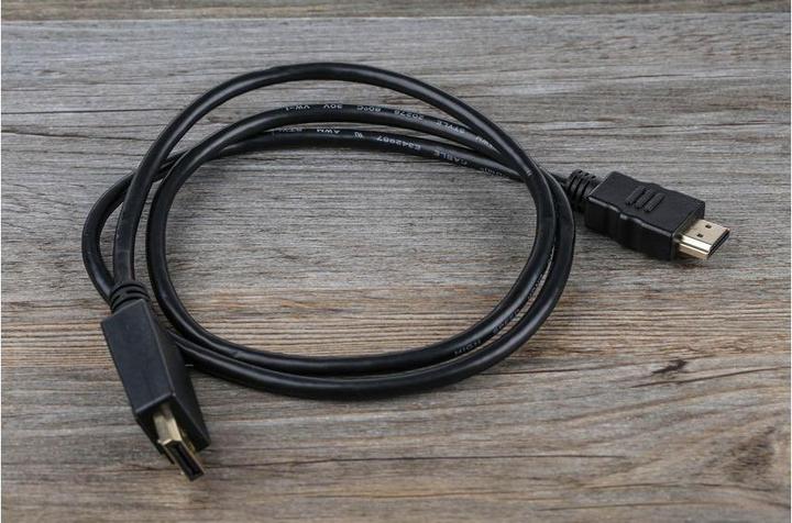 Produktbild Rs Pro DisplayPort-Kabel A Display-Anschluss B HDMI - Stecker, 1m 4K max. PVC (0.24 m, DisplayPort)