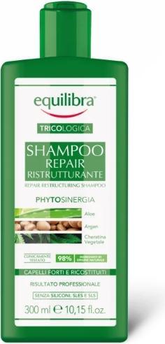 Actual product image Equilibra Restructuring Shampoo Repair Shampoo Restructures 300Ml (300 ml, Liquid shampoo)