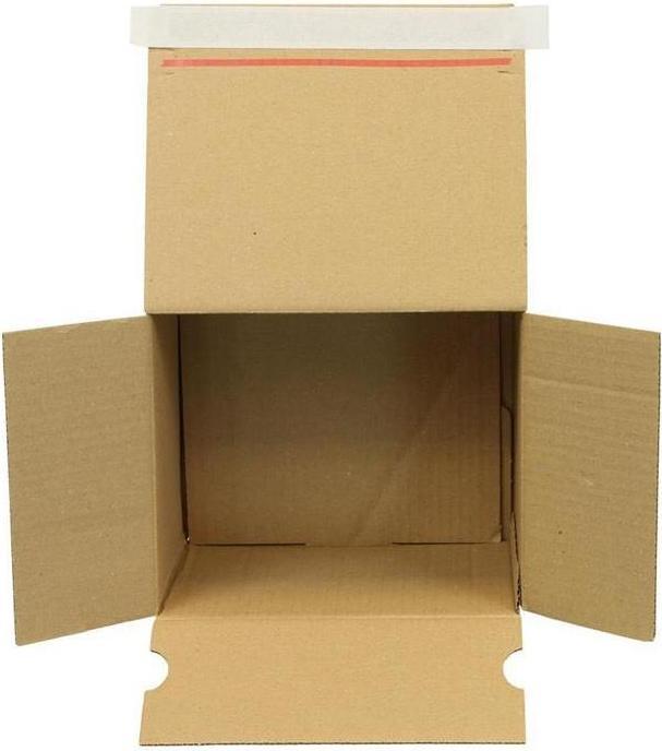 Produktbild Transpak Automatikkarton 1-wellig Automatikboden Masse 214x153x112mm SK A5 Qualtität 1.2E braun braun (40 x)