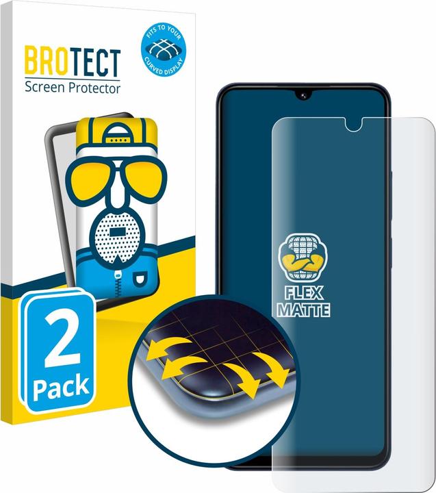 Actual product image BROTECT Full-Screen Protector Matte (2 Piece, Xiaomi Redmi 14C)