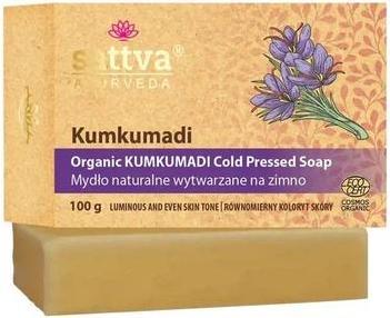 Actual product image Sattva Ayurveda Sattva Organic Cold-Processed Soap Kumkumadi 100g