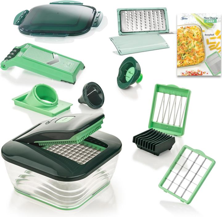 Genius Nicer Dicer Chef Set 15pcs.