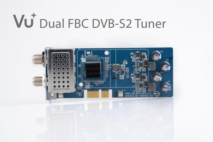 Productafbeelding Vu+ DVB-S2 /S2X FBC Twin Tuner Duo (8 GB, 2x DVB-S2X, CI+ slot)