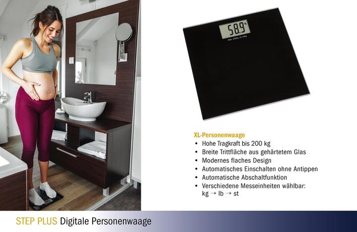 Actual product image TFA Digital personal scale Step Plus (200 kg)