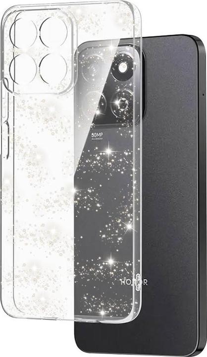 Actual product image Techsuit - SparkleSkin Series - Honor X8c - Clear (Honor X8)