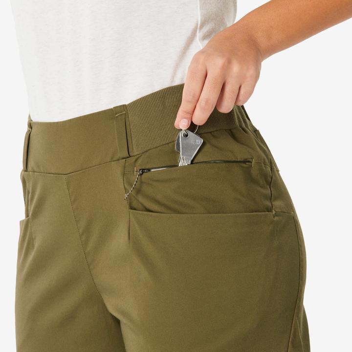 Image du produit Quechua Bermuda nh500 vert olive doré f (Bande de fréquences 38 (2600 MHz))