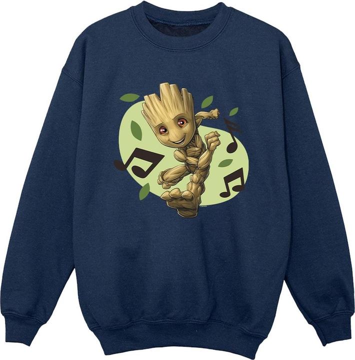 Guardians Of The Galaxy Groot Musical Notes Sweatshirt Jungen