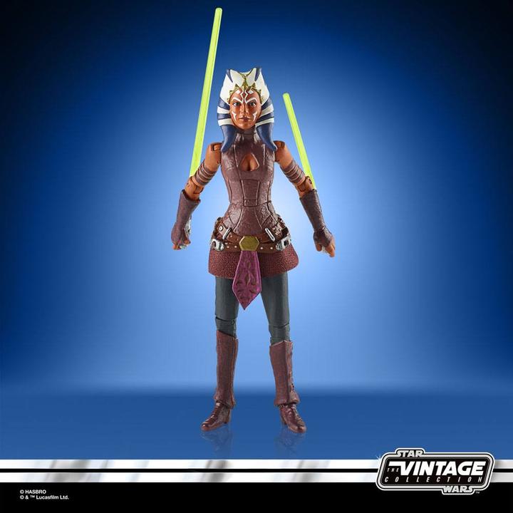 Image du produit Hasbro The Vintage Collection Ahsoka VC102 Figure, 9,5 cm de grand Star Wars : The Clone Wars Action-F