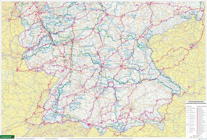 Produktbild Fernwanderwege Deutschland, Weitwanderk