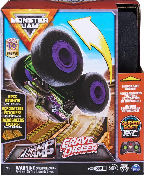 Image du produit Monster Jam RC Ramp Champ - Grave Digger (6064645)