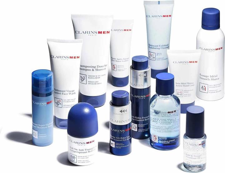 Actual product image Clarins Men Nettoyant Exfoliant (Cleaning cloths, 125 ml)
