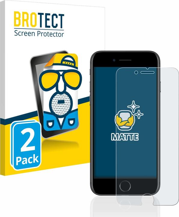 BROTECT Film de protection antireflet Protection d'écran mat (2 pièce(s), Apple iPhone 7)