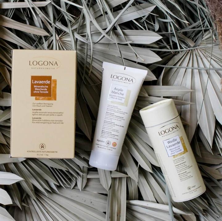 Actual product image Logona White lava clay (Gel, 200 ml)