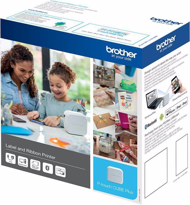 Actual product image Brother P-Touch Cube Plus PT-P710BTH