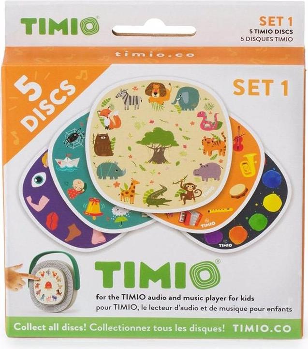 Immagine prodotto Timio Set di dischi audio 1 (Francese, Italiano, Tedesco, Portoghese, Spagnolo, Inglese, Islandese, Cinese, Olandese)