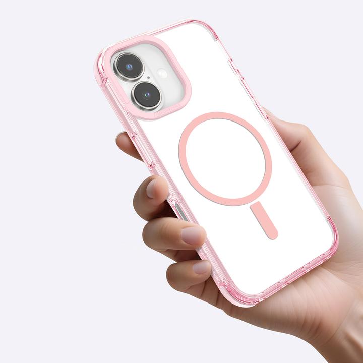 Produktbild Amazingthing Omni Mag Case für iPhone 16 - Dunkelrosa (Apple iPhone 16)