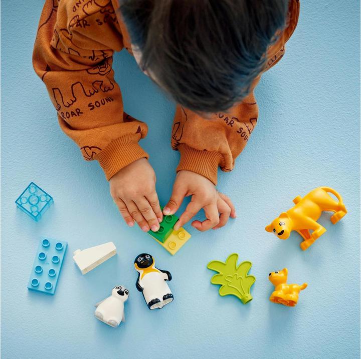Produktbild LEGO Wildtier-Familien: Pinguine und Löwen (10442)