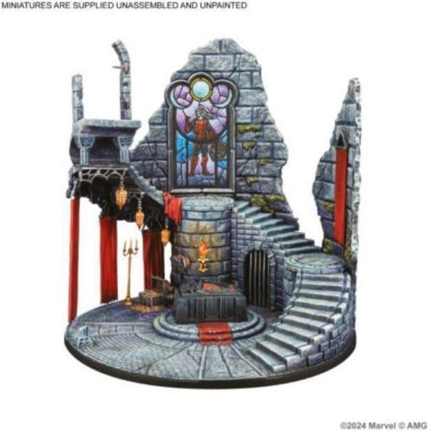 Actual product image Atomic Mass Games AMGD2129 - Marvel: Crisis Protocol - Tomb of Dracula Terrain Pack (German)