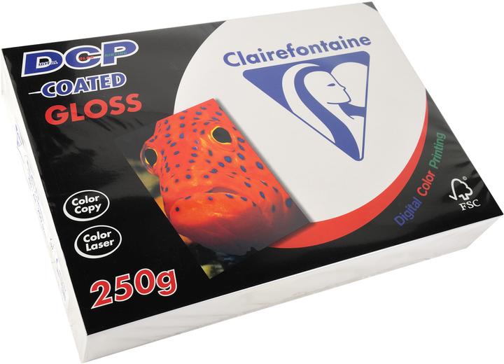 Image du produit Clairalfa Papier pour imprimante laser DCP Coated Gloss, A4, 250 g/qm (250 g/m², 250 x, A4)
