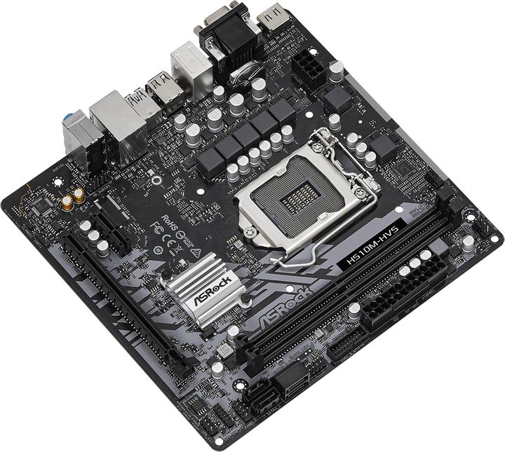 Actual product image AsRock MB -HVS -ATX DDR4 (LGA 1200, Intel H510, mATX)