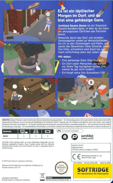 Produktbild Skybound Untitled Goose Game (Switch, Multilingual)