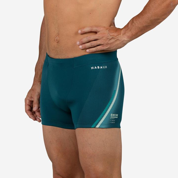 Produktbild Nabaiji Badehose Boxer Herren - 500 Fiti Lini grün (40)