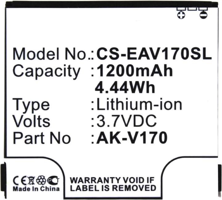 Image du produit AGI 7082 Batterie rechargeable Lithium-Ion 1200mAh 3.7V