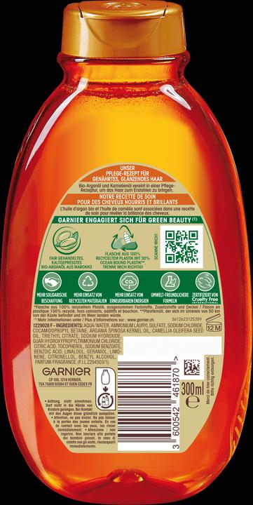 Actual product image Garnier Ultra Doux Camelia Argan (300 ml, Liquid shampoo)