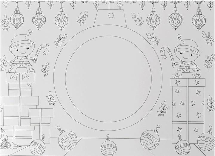 Image du produit Livre de coloriage Set de table Noël, 12 pièces (42 x 30 x 1 cm)
