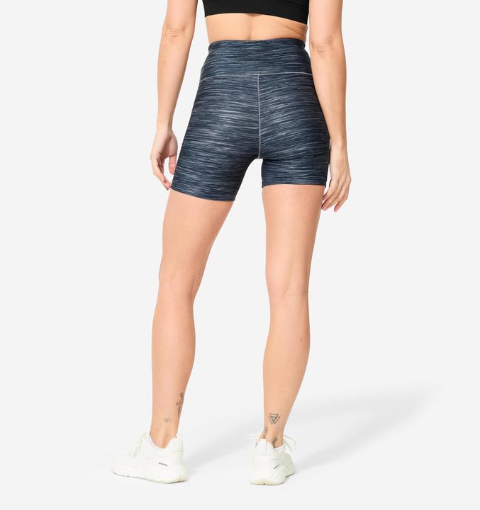 Actual product image Domyos Women's Loose Cardio Fitness Shorts 100 - Mottled Grey (M)