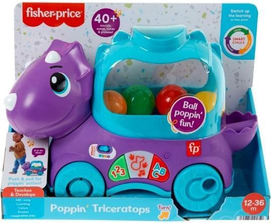 Actual product image Mattel Fisher Price ss dino bouncy balls hnr51