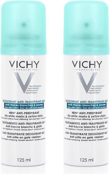 Actual product image Vichy Lot de 2 deodorants - 2 x 125 ml (Spray, 250 ml)