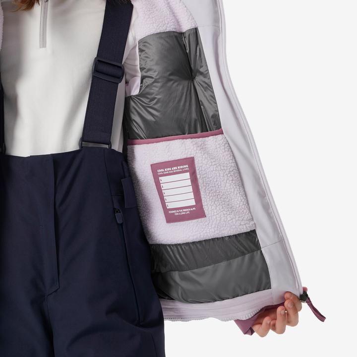 Produktbild Wedze Skijacke Kinder wattiert warm wasserdicht - Piste 500 rosa (164)