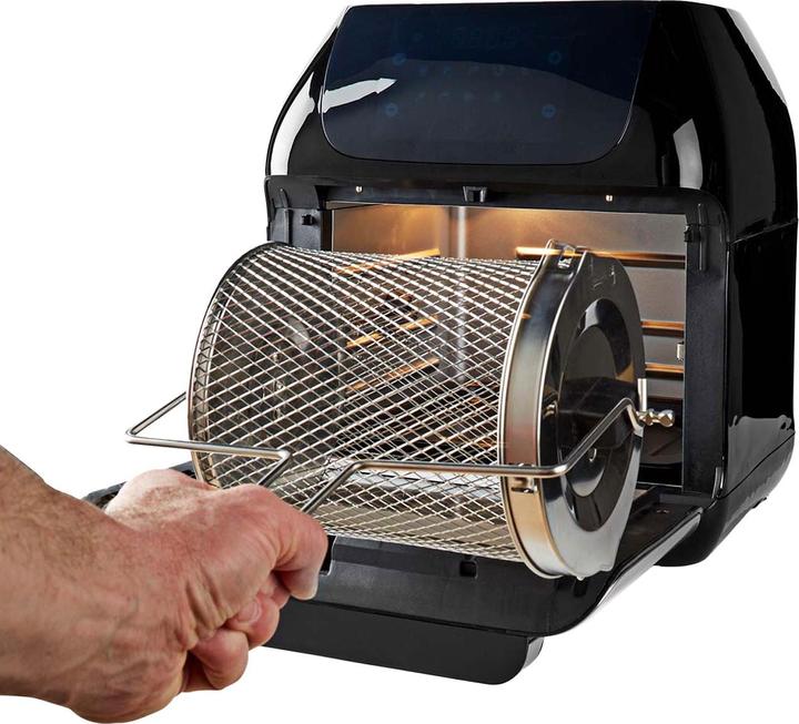 Produktbild Nedis Heissluft Friteuse 12 l Timer: 60 min Digital Schwarz (EU-Stecker)
