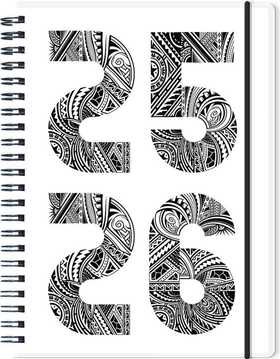 Produktbild Pelikan Schülerkalender 25/26 MustHave A5 Maori (Deutsch, Französisch, Italienisch, Englisch)