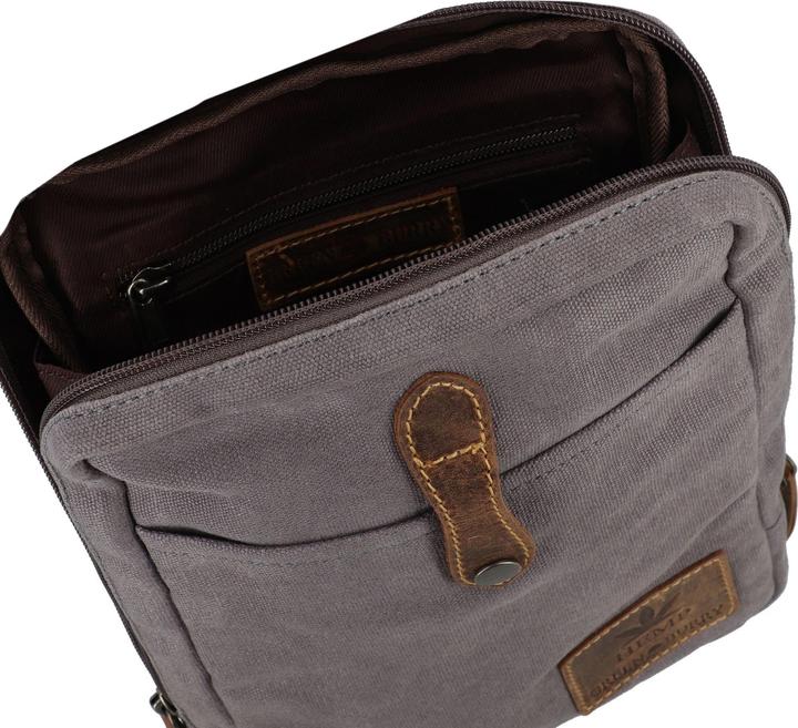 Immagine prodotto Greenburry Borsa a tracolla in canapa vintage da 19 cm