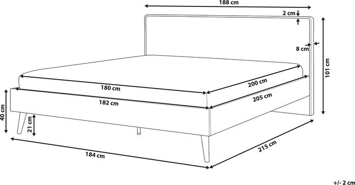 Actual product image Beliani Serris (180 x 200 cm)