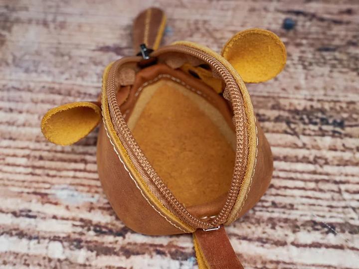 Immagine prodotto Only-Bags.Store Mini Portafoglio Vintage Mini Coin Portafoglio in vera pelle Piccolo Portafoglio Mouse Storage Bag