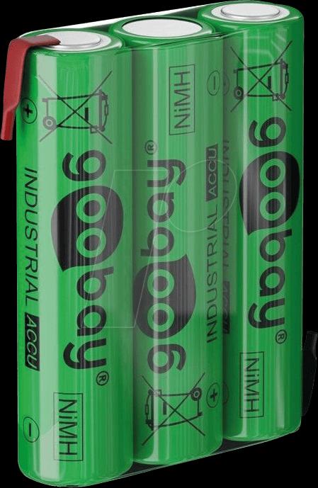 Actual product image Goobay 3x AAA (Micro) (1 pcs., AAA, 800 mAh)