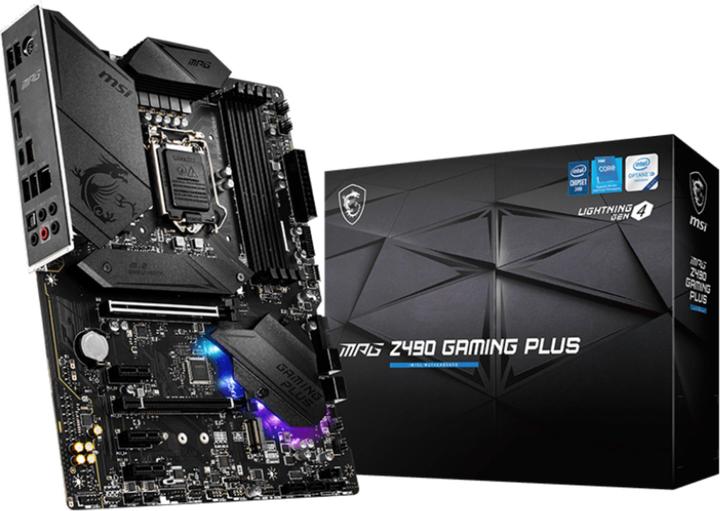 Image du produit MSI MPG Z490 Gaming Plus (LGA 1200, Intel Z490, ATX)