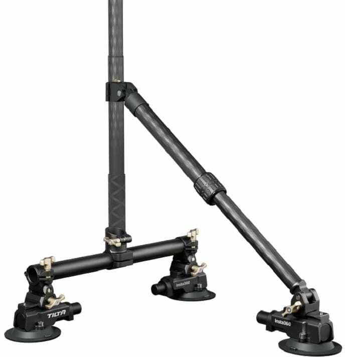 Actual product image Insta360 Triple suction cup trolley holder (One X2, x3, One R, Go 3, GO 2, One RS)