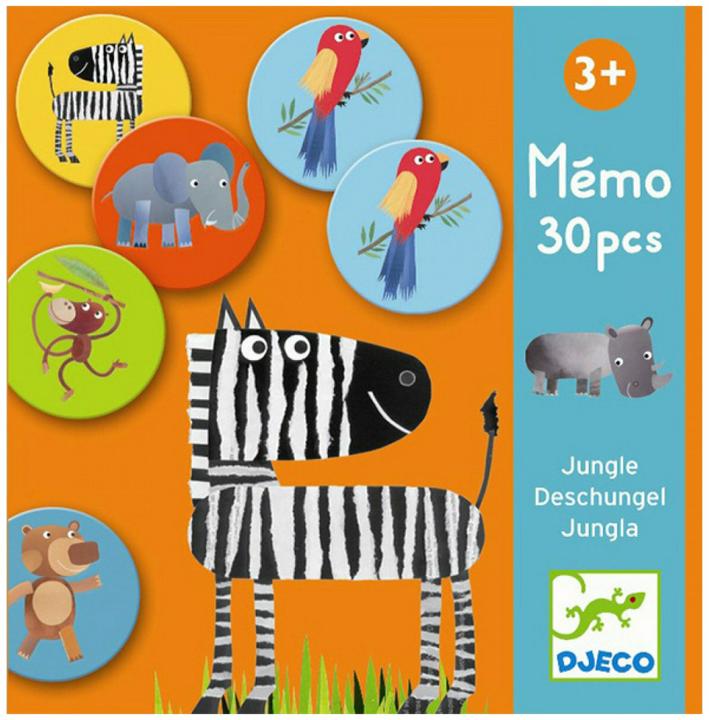Djeco Memory Jungle (German, French, Italian, English)