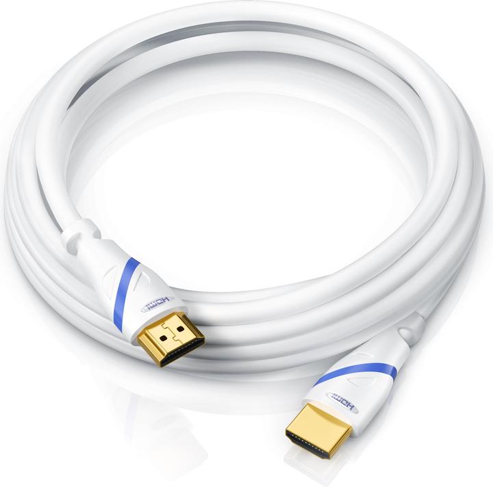 Produktbild Primewire HDMI Kabel 2.0b - 4k 60Hz Ultra HD - Ethernet Highspeed - Full HD - 3D - ARC - 3 fach geschirmt (10 m, HDMI)
