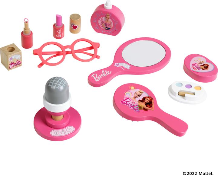 Image du produit Theo Klein 5716 Barbie - Coiffeuse et studio de vlogging, bois (MDF) (55 x 30 x 83 cm)