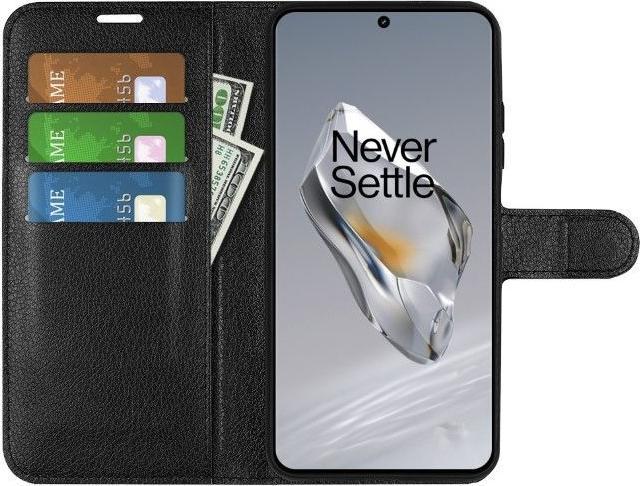 Actual product image MU Classic Litchi Leather Bookcover Series (OnePlus 12)