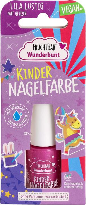 Lila Lustig mit Glitzer