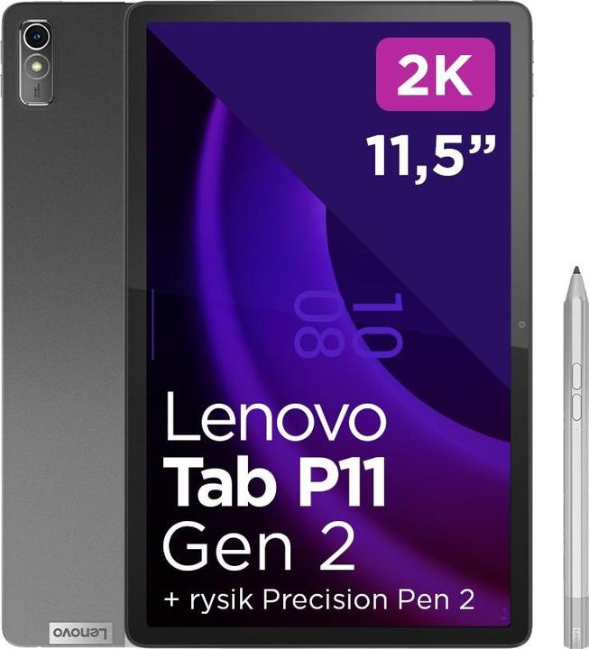 Produktbild Lenovo Tab P11 Gen 2 (nur WLAN, 11.50", 128 GB, Storm Grey)