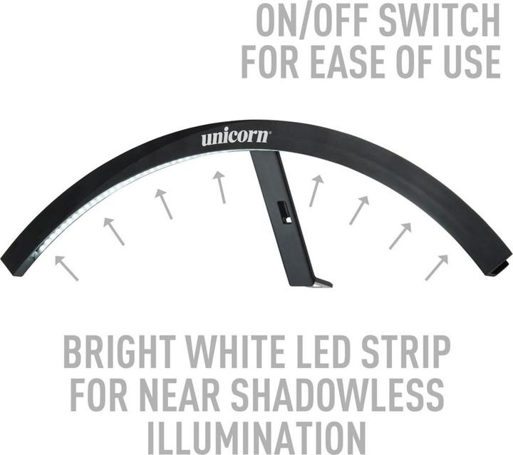 Image du produit Unicorn SOLAR BEAM - Dartboard LED 90° Lichtsystem
