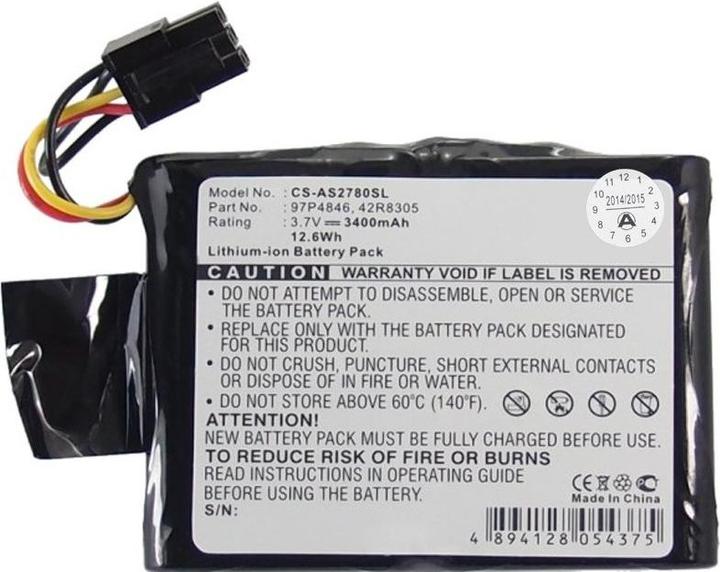 Actual product image AccuCell Akku Raid Controller Battery passend für IBM 39J5554, 42R8305, 97P4846, CGA-E/212AE (1 pcs., Device specific, 3400 mAh)