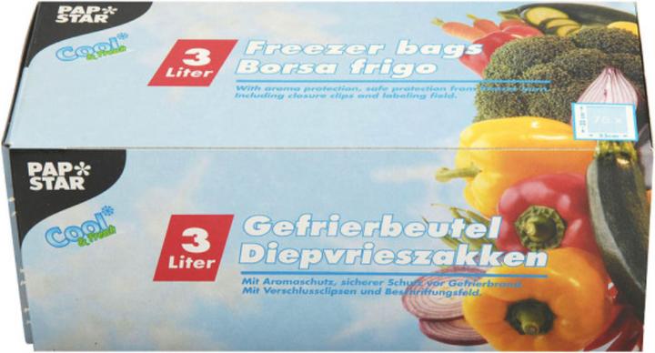 Papstar 14158 Aufbewahrungsbeutel für Lebensmittel (e) (75 x)